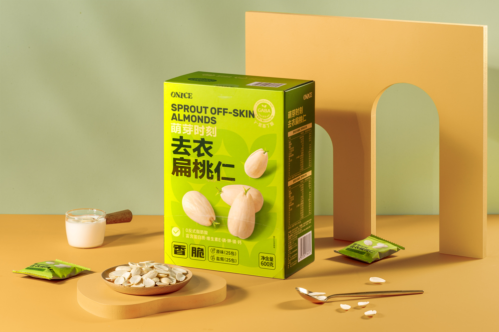 专注差异化品类创新：知味轩首创ONICE“发芽”去衣扁桃仁