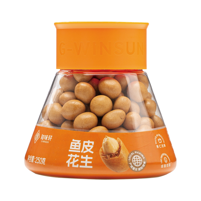 鱼皮花生250克